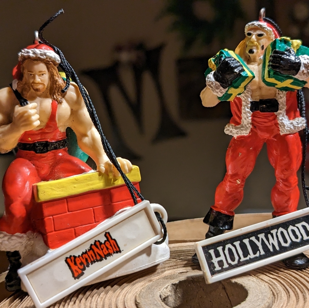 WCW Christmas Figurine Ornaments